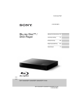Sony BDP-S5500 Bruksanvisning