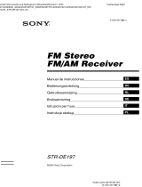 Sony STR-DE197 Bruksanvisning