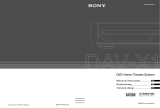 Sony DAV-X1 Bruksanvisning