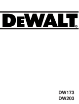 DeWalt DW203 Användarmanual