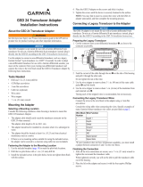 Garmin GSD™ 24 Advanced Sonar Module Installationsguide