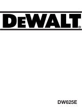 DeWalt DW625E T 4 Användarmanual
