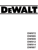 DeWalt DW997K Användarmanual