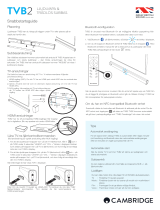 Cambridge Audio TVB2 Snabbstartsguide