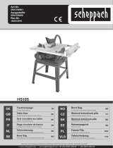 Scheppach HS105 Användarmanual