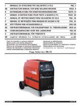 Cebora 597 Bravo synergic MIG 4540/T Användarmanual