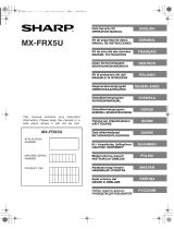 Sharp MXFRX5U Bruksanvisningar