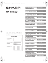 Sharp MXFRX6U Bruksanvisningar