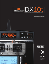 Spektrum DX10t 10-Channel Transmitter/Receiver OnlyMode 1-4 Användarmanual