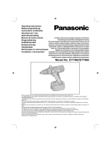 Panasonic EY7960 Bruksanvisning