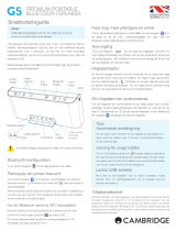 Cambridge Audio G5 Snabbstartsguide