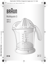 Braun Presse-agrumes 20w Blanc - Mpz9 Bruksanvisning