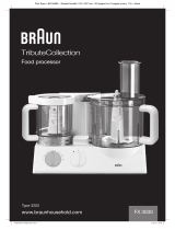 Braun FP3010 Bruksanvisning