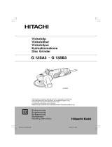 Hitachi G 12SA3 Användarmanual