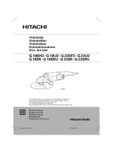Hitachi G18SRU Användarmanual