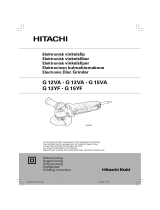 Hitachi G 12VA Användarmanual