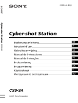 Sony Cyber-shot CSS-SA Bruksanvisning