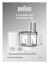 Braun combimax k 600 Bruksanvisning