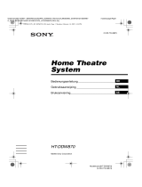 Sony HT-DDW870 Bruksanvisning