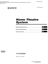 Sony HT-DDW880 Bruksanvisning