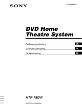 Sony HTP-78DW Bruksanvisning