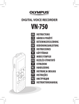 Olympus VN-750 Bruksanvisning