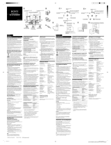 Sony SS-SFCR600H Bruksanvisning