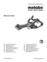 Metabo RB 18 LTX 60 Användarmanual