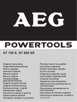 Aeg-Electrolux ST 800 XE Bruksanvisning
