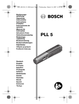 Bosch PLL 5 Bruksanvisning