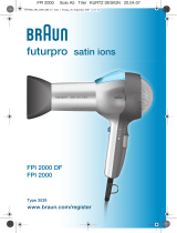 Braun FPI 2000 Futurpro Satin ions Användarmanual
