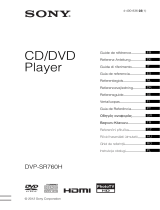 Sony DVP-SR760H Bruksanvisning