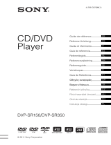 Sony DVP-SR750H Bruksanvisning
