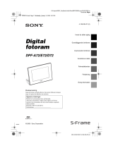 Sony DPF-A72 Bruksanvisning