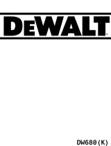 DeWalt DW680 Användarmanual