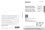 Sony FDR-AX100E Bruksanvisning