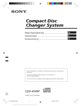 Sony CDX-454RF Bruksanvisning