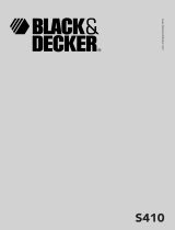 Black & Decker s 410 Bruksanvisning