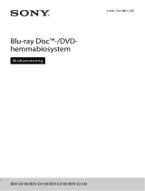 Sony BDV-E6100 Bruksanvisning
