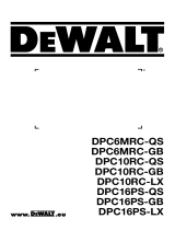 DeWalt DPC10RC Användarmanual