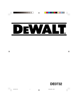 DeWalt DE0732 Användarmanual
