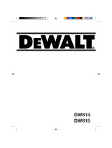 DeWalt DW614 Användarmanual