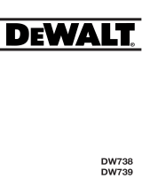 DeWalt DW738 Användarmanual