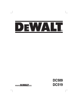DeWalt DC509 Användarmanual