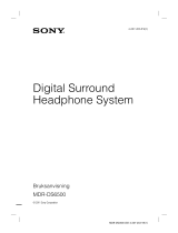Sony MDR-DS6500 Bruksanvisning