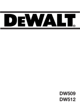 DeWalt DW509 Användarmanual