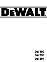 DeWalt DW394 Bruksanvisning
