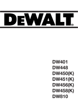 DeWalt DW456 Användarmanual