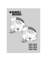 Black and Decker KS633E Stichsäge Bruksanvisning
