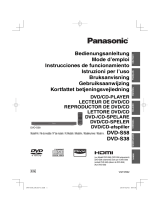 Panasonic DVDS58 Bruksanvisning